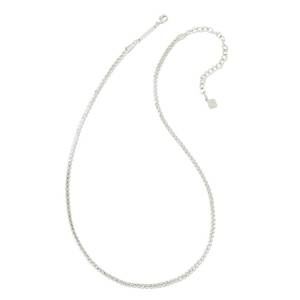NEW KENDRA SCOTT women's murphy chain necklace silver in silver